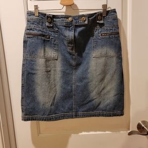NY & Co. Denim Skirt Size 10